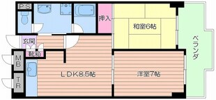 クレアコートの物件間取画像